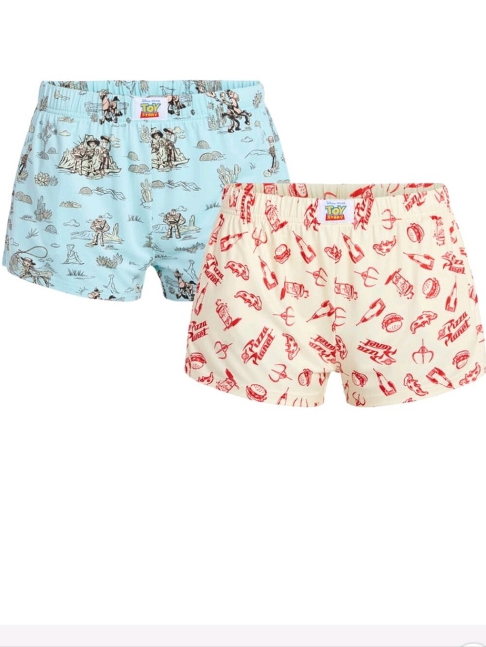 Toy Story Women's Jersey Knit Sleep Shorts, 2-Pack,
